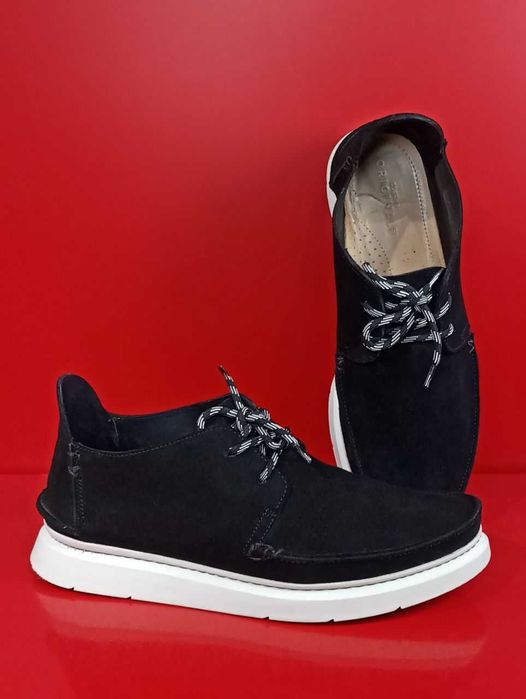 Кожаные ботинки кроссовки Clarks Originals Seven Оригинал