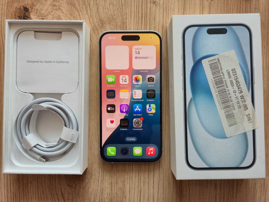 iPhone 15 128GB Bateria 84%