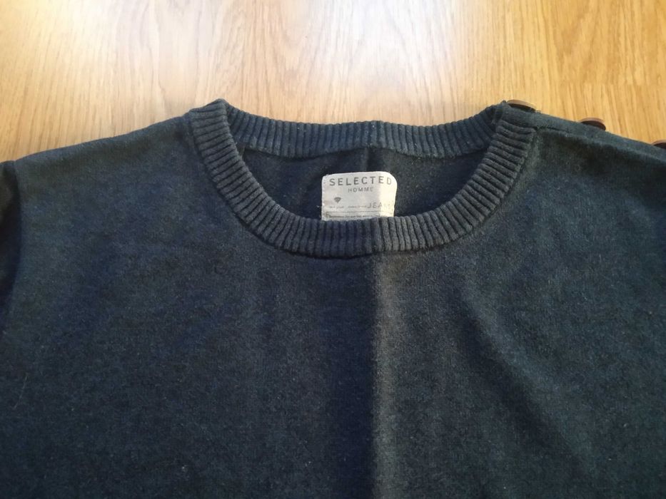 granatowy sweterek Selected Homme M/170