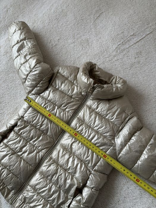 116 Zara kurtka pikowana metaliczna złota