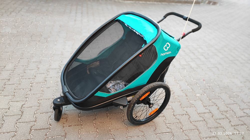 Przyczepka rowerowa Hamax Pioneer Duo