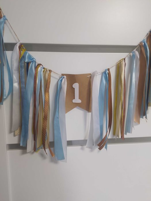 Girlanda roczek boho urodziny