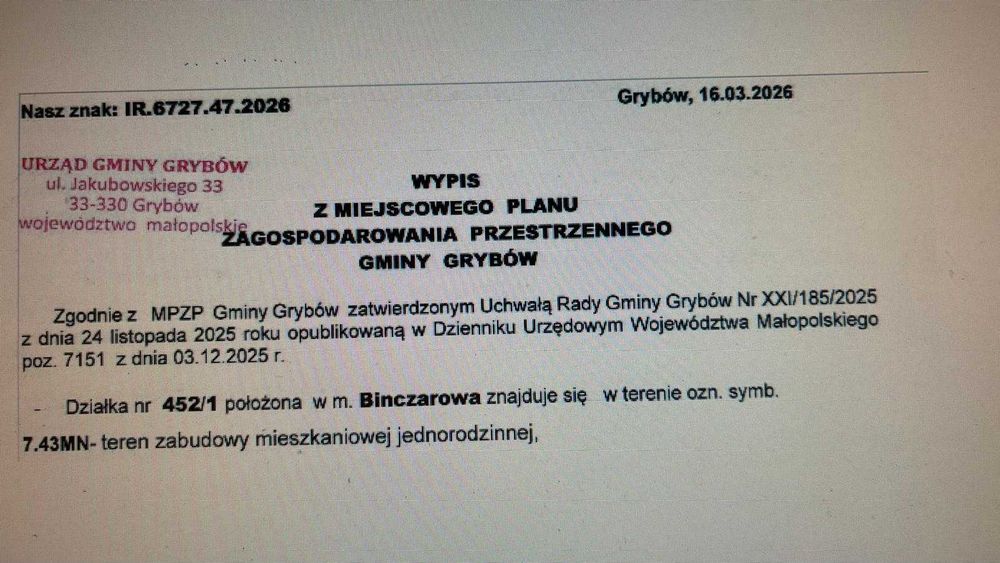 Sprzedam Działkę 50 arów połowa budowlana - Widok 5