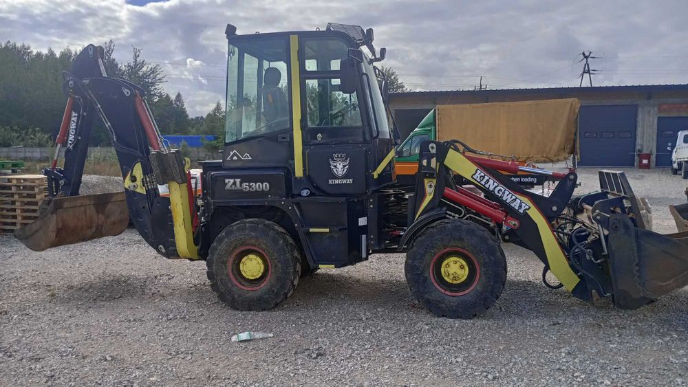 Koparko -ładowarka Kingway  o udźwigu 1600 kg