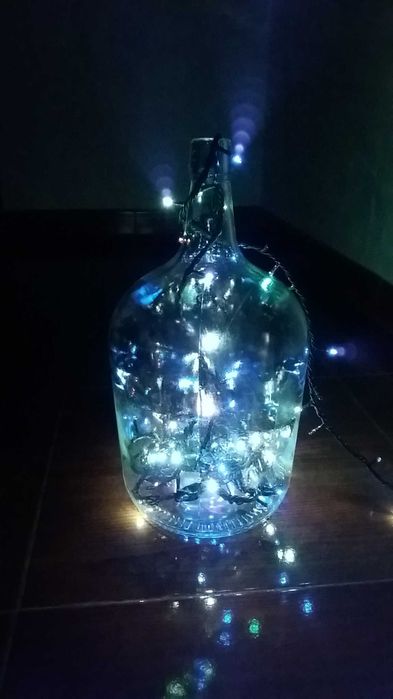 Garrafão de vidro 5L para decoração