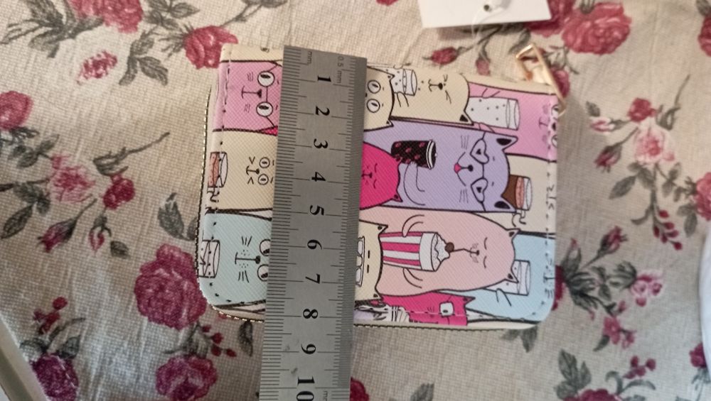 Гаманець,новый кошелек стильный,молодежный,подростковый,коты,котики