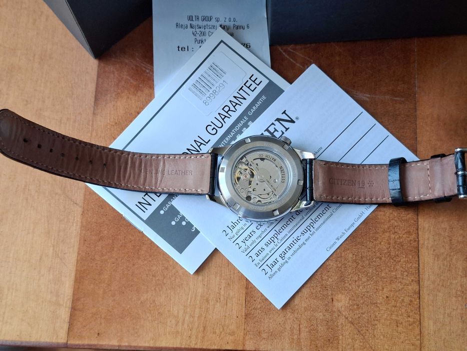 Zegarek męski Citizen Mechanical Classic Open Heart
