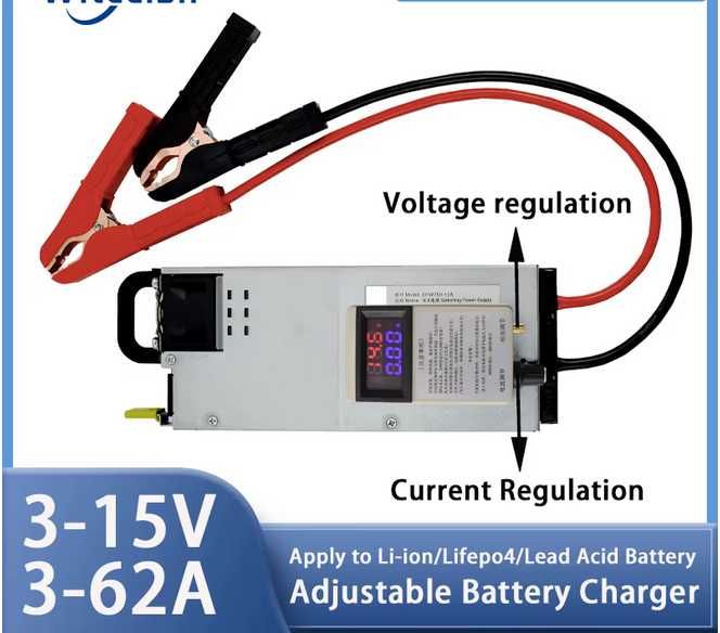 Мощная Lifepo4 зарядка 50A 60А 12v (14.6в 14,65v) зарядное устройство