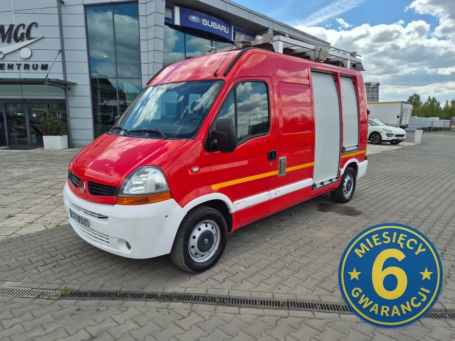 Renault Master 2.5 DCi 120 / STRAŻ POŻARNA / AUTO POŻARNICZE / 4 MIEJSCA / BEZWYPADKOWY / ORYGINALNY PRZEBIEG / DRABINA / ORYGINALNA ZABUDOWA / IDEALNY DO OSP LUB PSP / STAN IDEALNY  Unikatowy! Straż pożarna, Samochód pożarniczy, Najlepszy SILNIK!