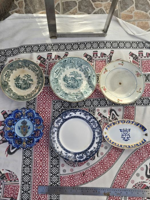 Conjunto pratos vintage