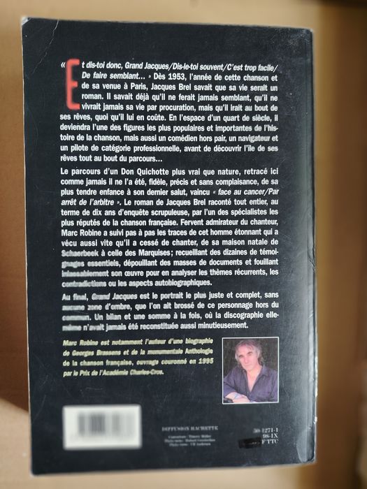 "Grand Jacques Roman De J Brel" - Marc Robine - Portes Incluídos