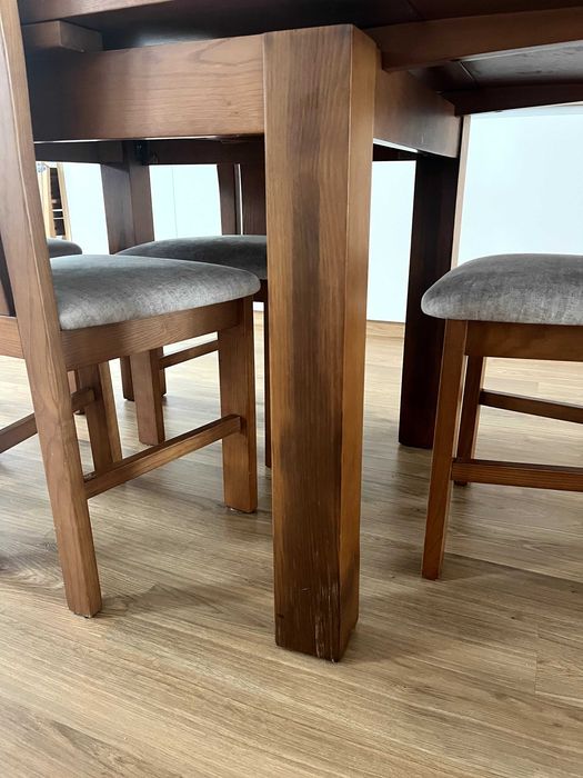 Mesa Jantar Extensível com 4 Cadeiras