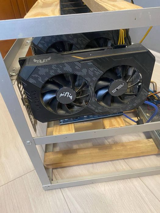 Майнінг ферма на GTX 1660 Ti (ASUS TUF Gaming)