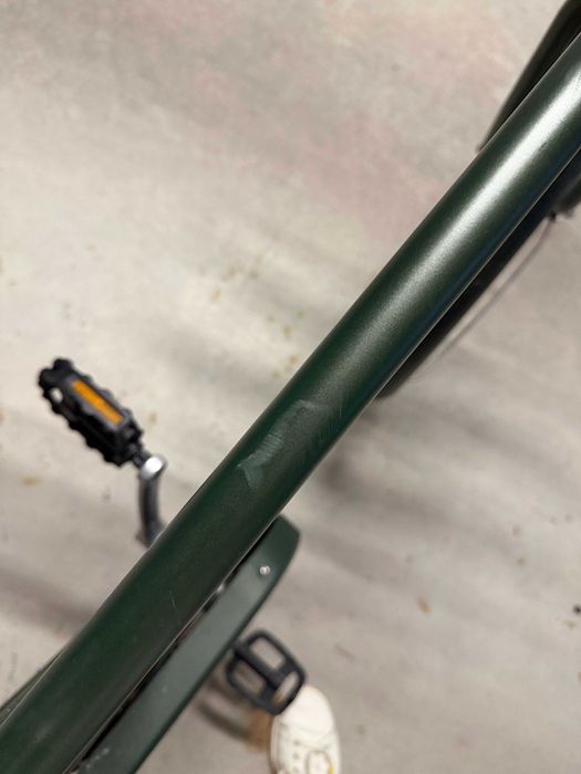 Bicicleta de Cidade ELOPS 520 Quadro Alto côr Caqui - Como Nova