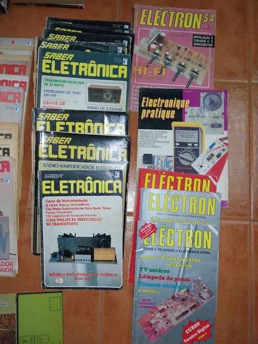 Revistas Eletrónica Anos 80 e 90 - Lote
