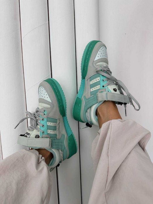 Кросівки Adidas Forum 84 x Bad Bunny Mint/Green premium