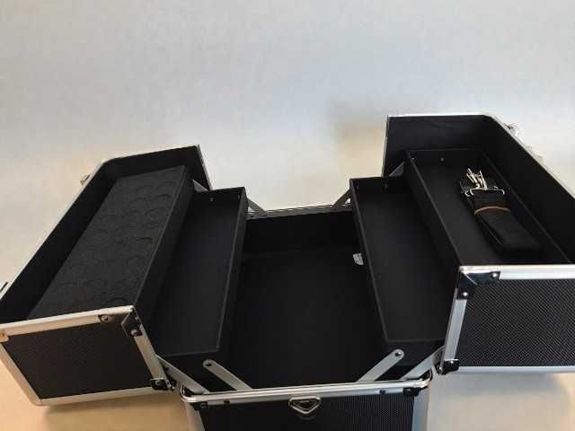 Kuferek Walizka Kosmetyczka Organizer Składany Duży na Lampe UV XXL