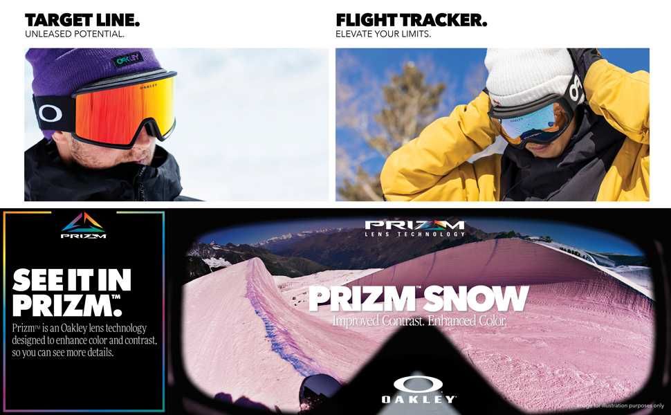 Маска Oakley Flight Tracker XL Mustard Dark Brush Camo Prizm Persimmon