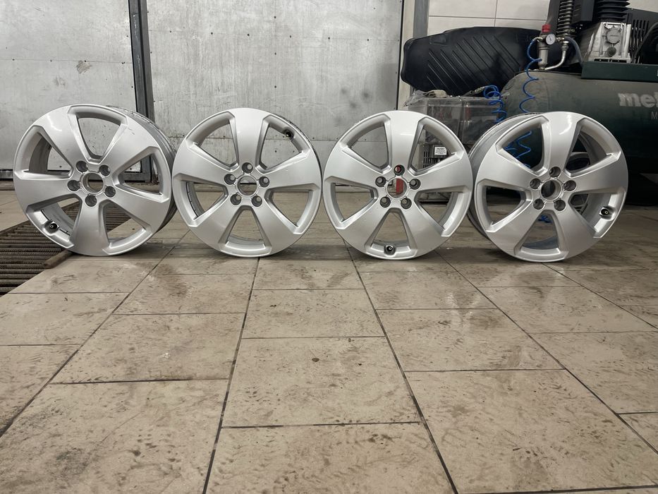 Оригінальні титанові диски 5/112 R117 ауді фольцваген шкода