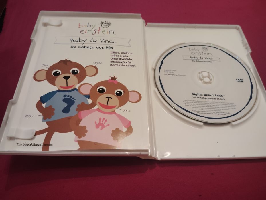 DVDs Infantis Baby Einstein Novos
