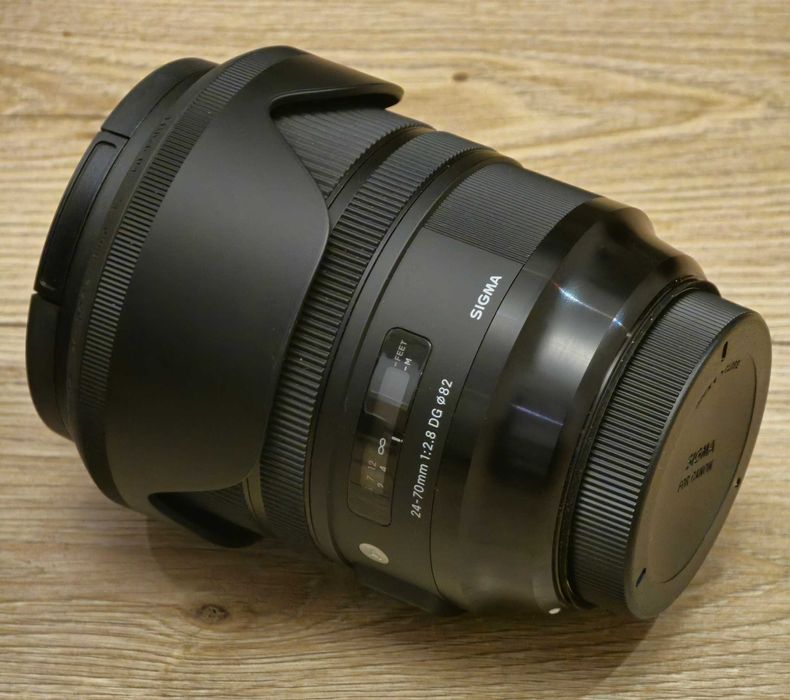 Sigma Art 24-70 mm F 2,8 DG HSM Canon zadbany obiektyw kupiony 09.2025