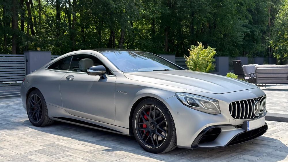 Mercedes-Benz Klasa S Mercedes-Benz S63 AMG 4Matic Plus Coupe salon Polska faktura VAT 23%