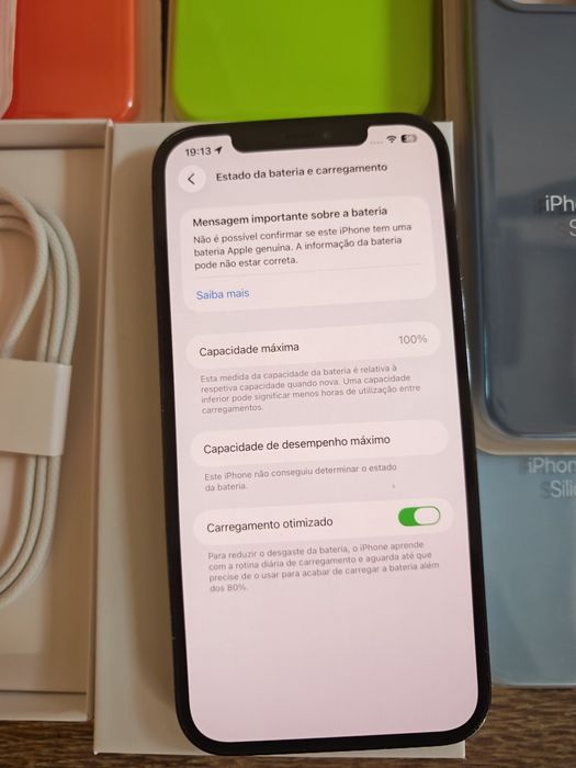 iPhone 12 Pro Max  6.7" 128GB Azul Em Bom estado Aceito Retomas