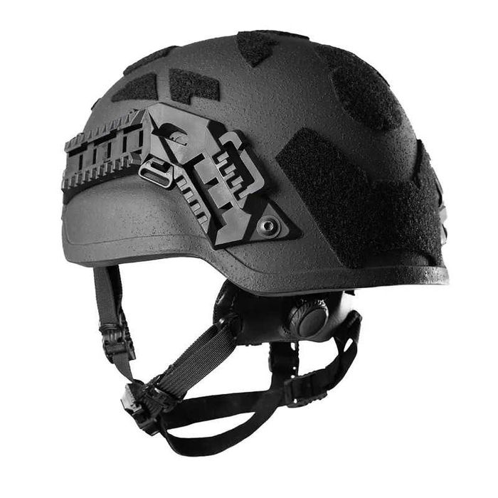 Кевларовий шолом ARCH Middle Cut (середнє вухо) Чорний ДСТУ Данія