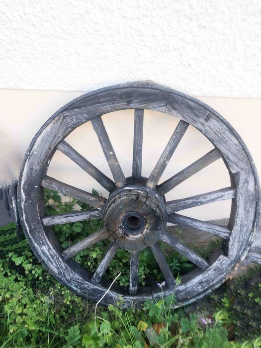 Rodas antigas de carro de bois