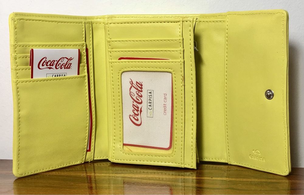 NOWY włoski portfel Carpisa Coca Cola galanteria portmonetka Italy