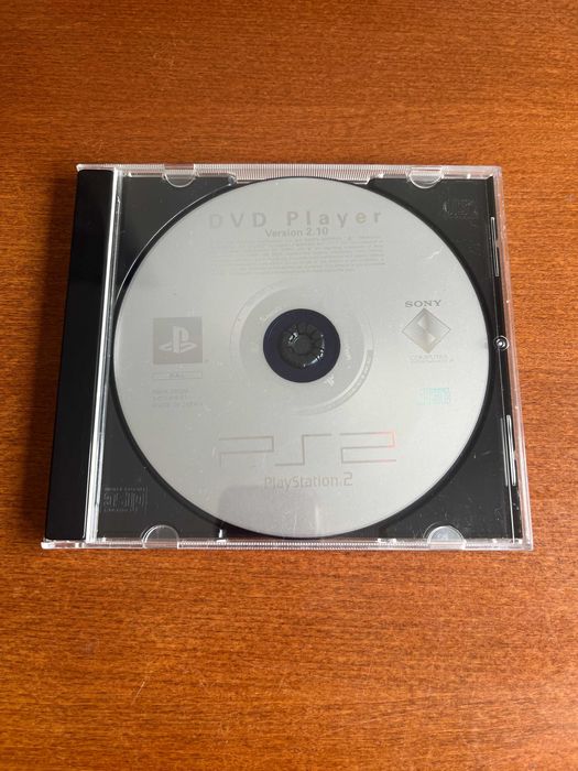 PS2 - Software Leitor de DVD PlayStation 2 em DVD versão 2.10 PS2 PAL