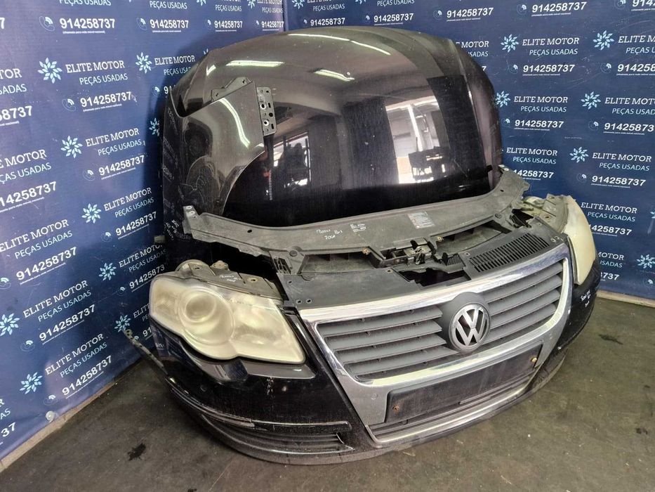Frente completa usada VW PASSAT B6 2.0 TDI capot parachoques oticas guardalamas reforço