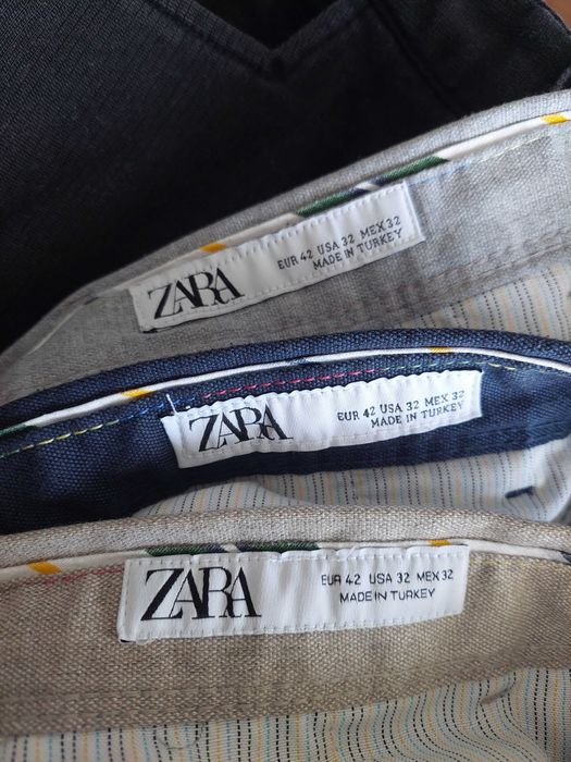 3x calças Zara Man, 1x calças Dockers pretas