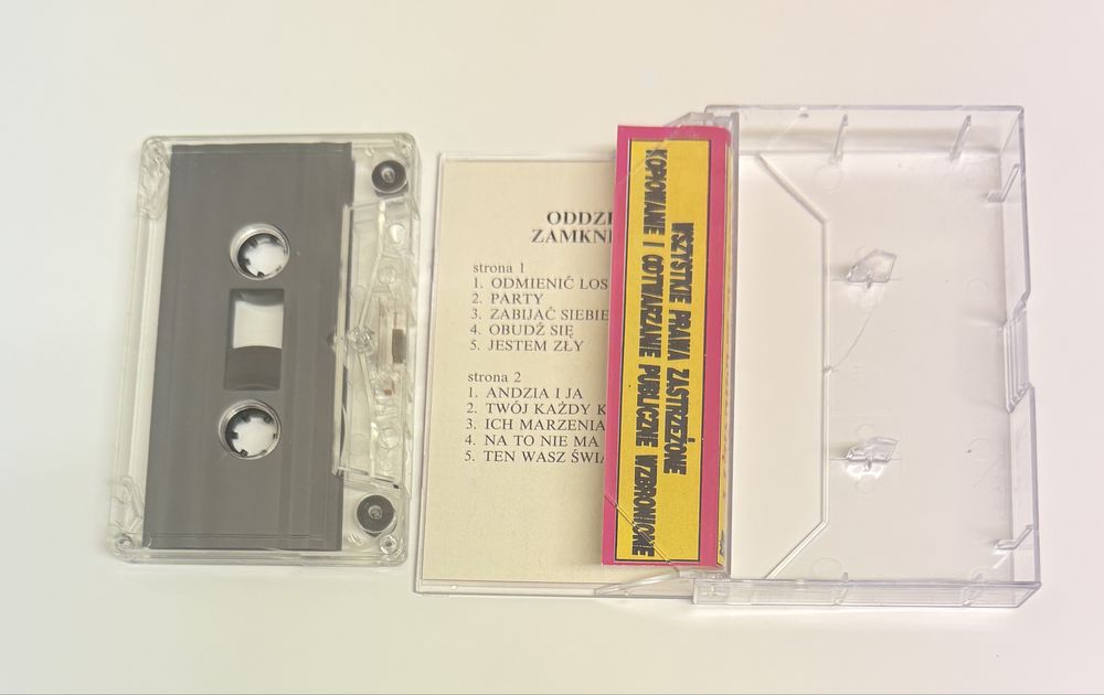 Oddział Zamknięty kaseta magnetofonowa audio