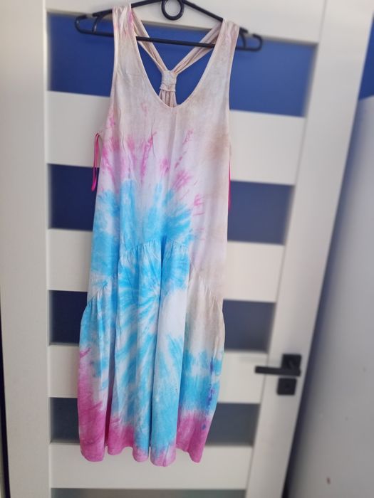 Nowa pastelowa sukienka damska uni