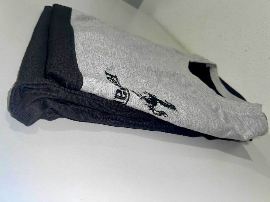 Tracksuit for men with T-shirt and Trouser, Grey and Black Color