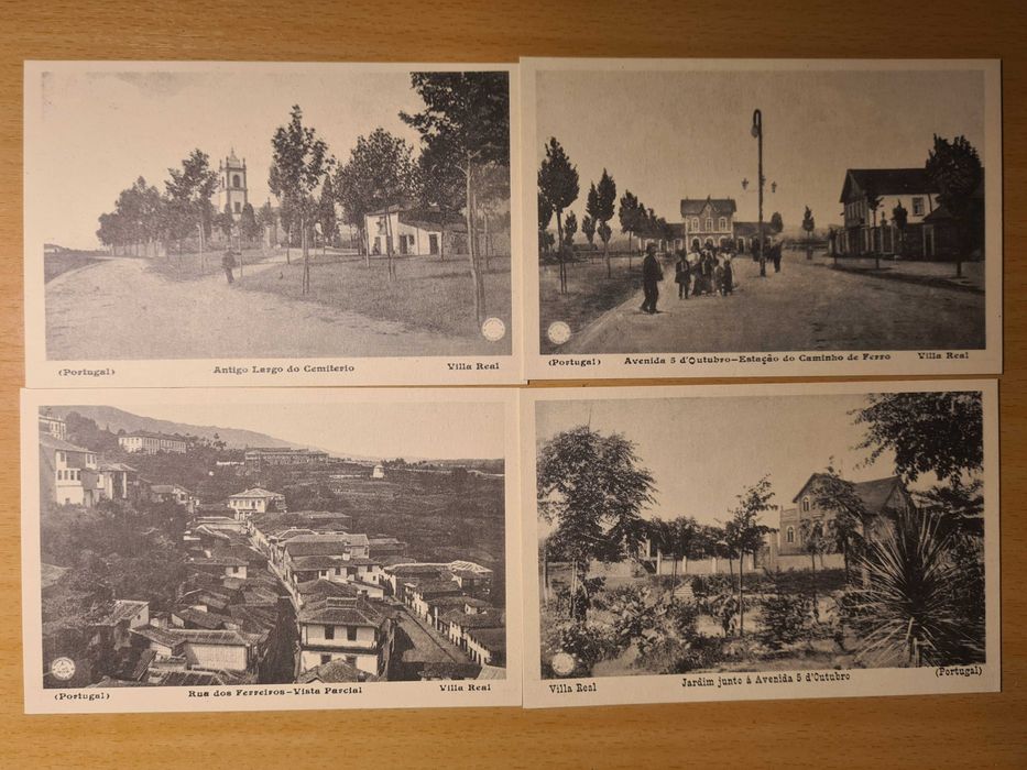 8 postais antigos de Vila Real, de Adelino Alves Pereira (reedição)