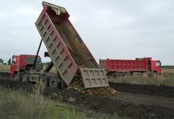 Прием грунта, строй мусора, Отвал!