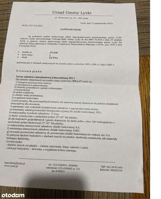 Trzy działki w Żytna przy ul. Sobieskiego - Widok 6