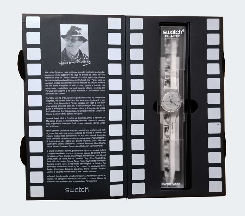 CURTA METRAGEM - Swatch Manuel de Oliveira - Edição limitada - Novo