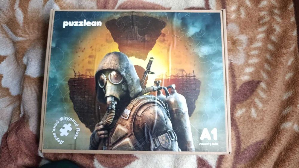 Пазл Сталкер 2 дерев`яний пазл Stalker 2 формат А1 (дуже великий)