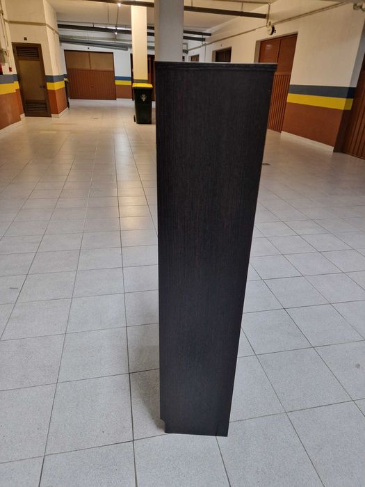 Sapateira Ikea Bissa Preto Castanho com 3 compartimentos