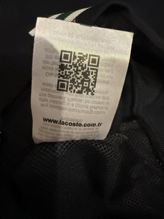 Dres Męski Set Lacoste Granatowy  Zielone Dodatki Premium XL Komplet