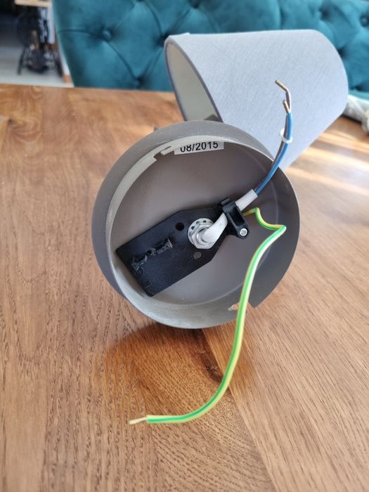 Sprzedam nowoczesny kinkiet ścienny marki Lucide - kolor szary