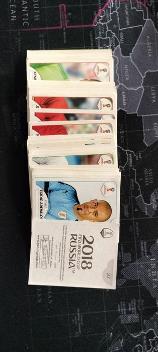 Coleção Cromos Rússia 2018