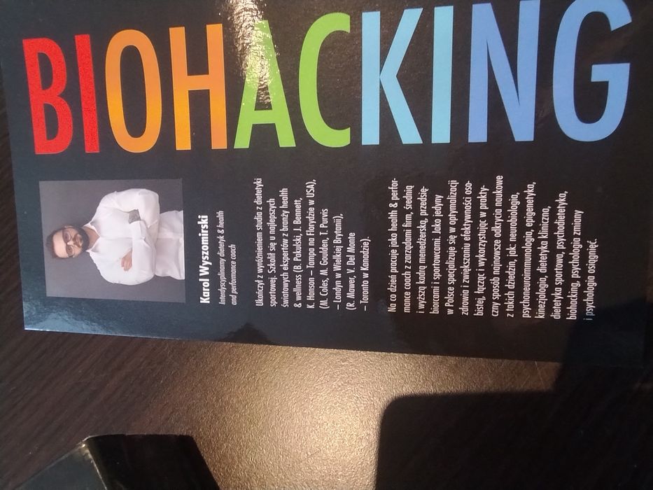 Książka Biohacking cz.1 oraz 2