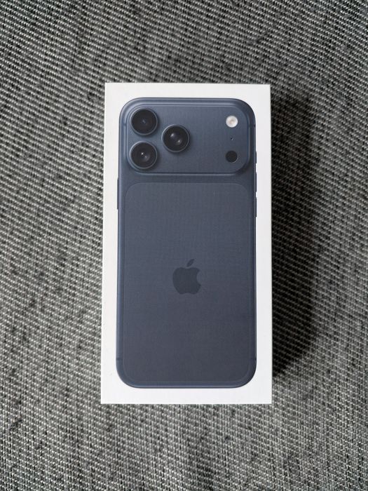 Nowy zablombowany iPhone 17 Pro Max 256GB | Blue Titanium | Polska Dystr. | Gwarancja