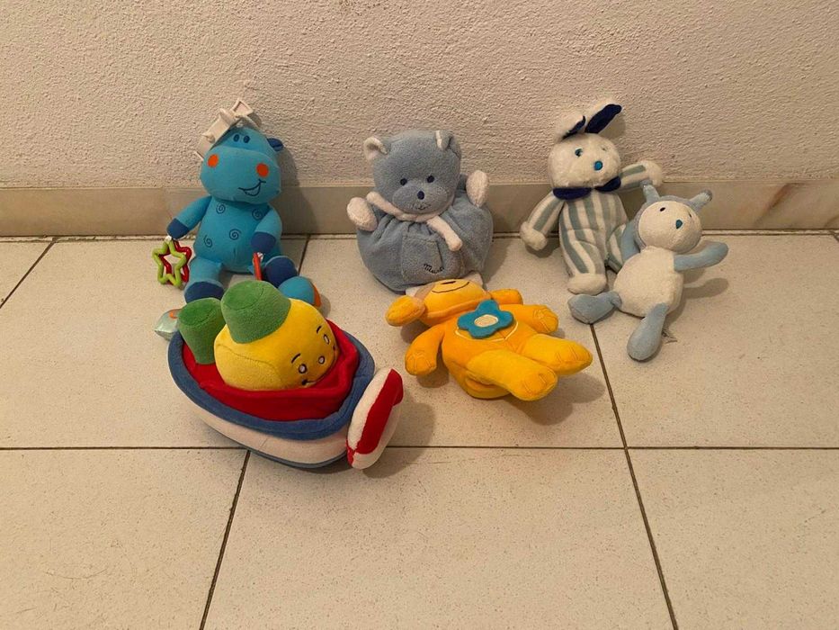 Peluches, conjunto de 6
