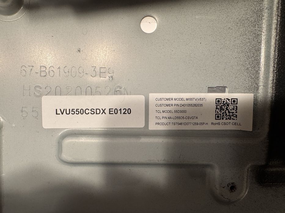 Fonte alimentação PSU Mi led tv L55M5-5ASP