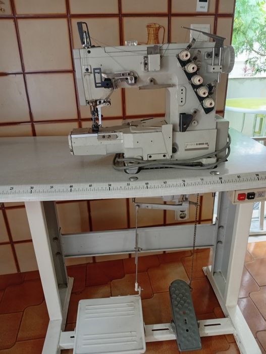 Máquina de III e III agulhas, recobrimento industrial